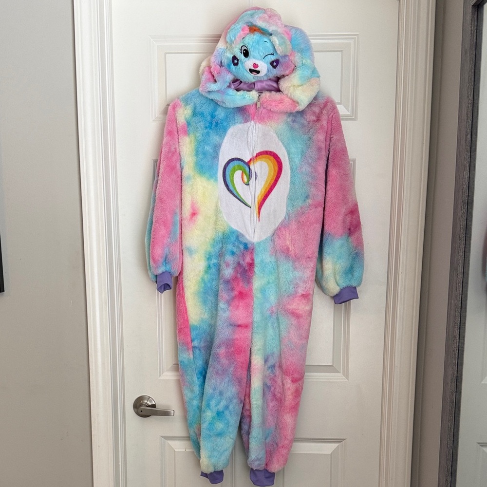 Colorful kids Offical Carebear One Piece costume/Pajama